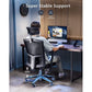 Ergonomic Office Chair High Back Mesh Computer Chair with Lumbar Support, Adjustable Armrest, Backrest and Headrest, Black - Walmart.com