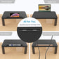 Myfurnideal 4 Packs Monitor Stand Riser with Adjustable Height and Storage Organizer for Computer, Printer, Laptop, Desk - Walmart.com
