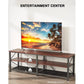 Myfurnideal TV Stand for 60" TV 3-Tier Media Console Table with Storage for Living Room, Cherry - Walmart.com