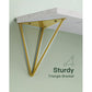 Myfurnideal 3 Sets Floating Shelves Wall Mounted Shelves for Bedroom, Living Room, Bathroom, Kitchen - Walmart.com