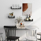 Myfurnideal 3 Sets Floating Shelves Wall Mounted U Shelf Black Storage Shelves for Bathroom, Bedroom, Living Room, Kitchen - Walmart.com