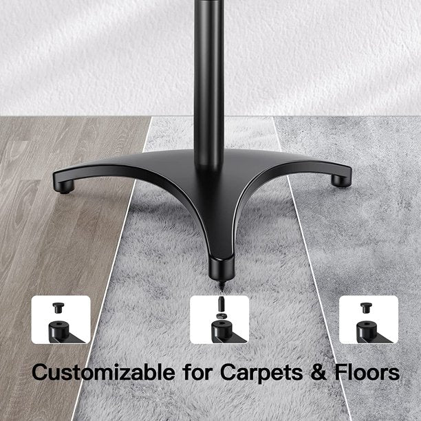 Height Adjustable Speaker Stands with Cable Management for Satellite Speakers and Small Bookshelf Speakers, Hold up to 8lbs - Walmart.com