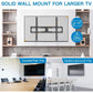 Fixed TV Wall Mount Bracket for 42-90 Inch Curved Screen TVs Hold up to 132lbs, Max 800x600mm, Fits 16", 18", 24" Wood Studs - Walmart.com