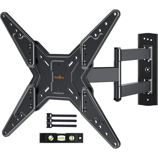 Full Motion TV Wall Mount Bracket for 23-55 Inch TVs with Swivel Articulating Extends Tilt Arm, Max 400x400mm, Hold up to 88lbs - Walmart.com