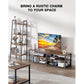 Myfurnideal TV Stand for 60" TV 3-Tier Media Console Table with Storage for Living Room, Rustic Brown - Walmart.com