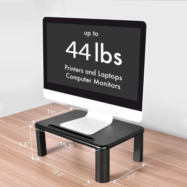 Myfurnideal 4 Packs Monitor Stand Riser with Adjustable Height and Storage Organizer for Computer, Printer, Laptop, Desk - Walmart.com