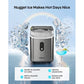 Nugget Ice Makers Portable Countertop, 33lbs/24H, Self-Cleaning, w/Scoop & Basket for Home, Kitchen, Office, Bar, Party, Silver - Walmart.com