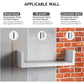 Myfurnideal 3 Sets Floating Shelves Wall Mounted U Shelf White Storage Shelves for Bathroom, Bedroom, Living Room, Kitchen - Walmart.com