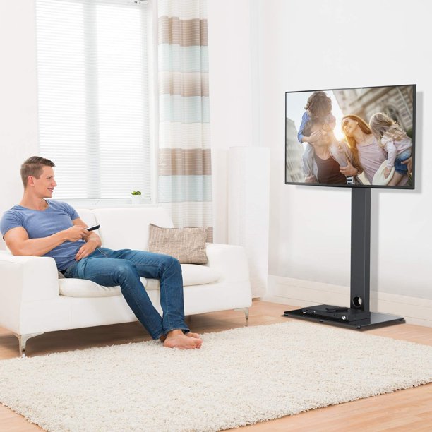 Universal Floor TV Stand for Most 32-70 inch LCD LED TVs Swivel Corner TV Floor Stand with Swivel Mount and Cable Management, Max 600x400mm, Hold up to 99lbs - Walmart.com