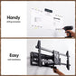 Myfurnideal Full Motion TV Wall Mount for Most 50-90 inch Flat Curved Screen TV Mount Bracket with Dual Articulating Arms, Hold up to 132 lbs - Walmart.com