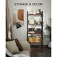 Myfurnideal 4-Tier Ladder Shelf Industrial Storage Bookshelf Standing Bookcase for Living Room, Bedroom, Kitchen, Bathroom, Balcony - Walmart.com