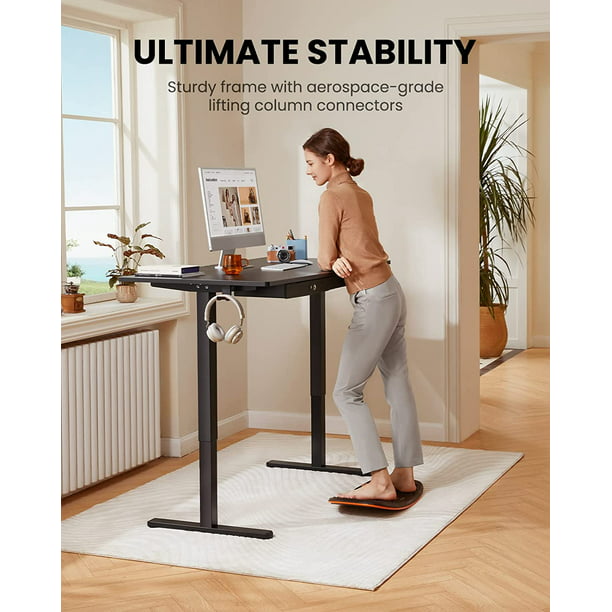 Electric Standing Desk with Drawer 55 x 28 Inches Height Adjustable Sit Stand up Desk Memory Computer Home Office Desk - Walmart.com