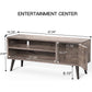 TV Console Table with Storage for 55 inch TV Retro Wood TV Stand & Entertainment Center for Living Room Bedroom - Walmart.com
