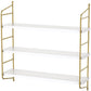 Myfurnideal Floating Shelf Adjustable Wall Mounted Shelves with 3 Panels for Living Room, Bedroom, Bathroom, Kitchen - Walmart.com