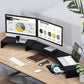 Triple Monitor Stand Riser with 2 Slots for Phone & Tablet Adjustable Computer Stand for Computer, Screen, Tablet, Printer - Walmart.com