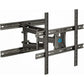 Full Motion TV Wall Mount Bracket for Most 17-55 Inches Flat Curved TVs, Holds up to 88lbs, Max 400mmX400mm - Walmart.com