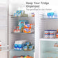 4 Pack Refrigerator Organizer Bins Stackable Plastic Clear Pop Soda Can Dispenser Holder for Fridge, Freezer, Pantry, Kitchen, Countertop and Cabinet - Walmart.com