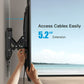Tilt TV Wall Mount Bracket for Most 50-90 inch TVs, Hold up to 165 lbs, Max 600x400mm, Fits up to 24 Inch Wood Stud Spacing - Walmart.com