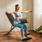 Adjustable Weight Bench with 772lbs Weight Capacity Foldable All-in-One Workout Bench with Two Exercise Bands for Home Gym - Walmart.com