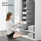 6-Shelf Hanging Closet Organizer Hanging Shelves for Closet with 3 Removable Drawers & Side Pockets, 12'' x 12'' x 43.3'' - Walmart.com