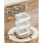 Myfurnideal 3-Tier Rolling Utility Cart Metal Storage Cart with Handle for Kitchen, Dining Room, Living Room, Hold up to 66lbs - Walmart.com