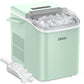 Ice Makers Countertop with Handle, 9pcs/7min, 26lbs/24h, w/ 2 Sizes Bullet-Shaped Ice, Self-Cleaning, w/Scoop & Basket for Home, Kitchen, Office, Bar, Party, Green - Walmart.com