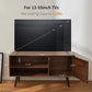 TV Console Table with Storage for 55 inch TV Retro Wood TV Stand & Entertainment Center for Living Room Bedroom - Walmart.com