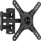 Full Motion TV Wall Mount Bracket for Most 17-42 Inch Flat Curved TVs & Monitors, Max 200x200mm, Hold up to 44lbs - Walmart.com