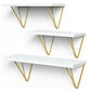 Myfurnideal 3 Sets Floating Shelves Wall Mounted Shelves for Bedroom, Living Room, Bathroom, Kitchen - Walmart.com