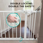 30" Height Baby Gate 29.1" to 39.4" Extra Wide Dog Gate with 2.8/5.5/8.3 Inch Extension kit for Stairs, Hallways, Bedrooms, White - Walmart.com