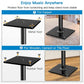Myfurnideal 1 Pair Universal Speaker Stands Holds Bookshelf Speakers, Satellite up to 22lbs - Walmart.com