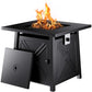 28" Gas Fire Pits Table 2 in 1 Propane Fire Pit W/ Lid and Lava Rock for Outside, 50,000 BTU, Black - Walmart.com