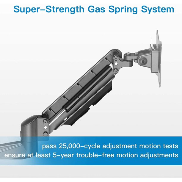 Myfurnideal Single Monitor Mount for 17-32 Inch Screen Adjustable Monitor Stand with Articulating Gas Spring Arm, Holds up to 17.6lbs - Walmart.com
