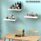 Myfurnideal 3 Packs Floating Shelves with Invisible Brackets Wall Mounted Shelves for Bedroom, Bathroom, Living Room, Kitchen - Walmart.com