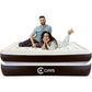 16" King Air Mattress with Built-in Pump and Carrying Bag, Brown - Walmart.com