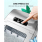 Ice Maker Machine for Countertop W/ 2 Sizes Bullet-Shaped Ice, 9pcs/6min, 26lbs/24h, Self-Cleaning, W/Scoop & Basket for Home, Kitchen, Office, Bar (Silver) - Walmart.com