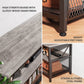 Myfurnideal TV Stand for 60" TV 3-Tier Entertainment Center with Storage for Living Room, Oak Grey - Walmart.com