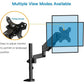 Myfurnideal Monitor Mount Stand for 32 Inch Screens Adjustable Single Arm Desk Mount with Clamp, Hold up to 17.6lbs - Walmart.com