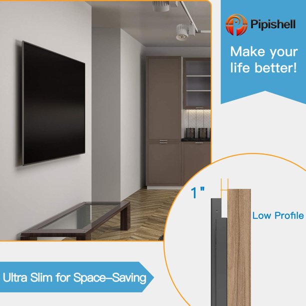 Fixed TV Wall Mount Bracket for 17-42 Inch LED, LCD, OLED, 4K Flat Curved Screen TVs Hold up to 66lbs, Max 200x200mm - Walmart.com