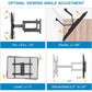 Myfurnideal Corner TV Wall Mount Bracket Full Motion Articulating TV Mount for 26-60 inch LED, LCD Flat Curved Screen TVs, Holds up to 99 lbs, Max 400x400 - Walmart.com