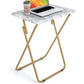Myfurnideal Folding TV Tray Table Stable Snack Tray Table with No Assembly Required TV Dinner Tray for Bed， Sofa - Walmart.com