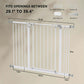 30" Height Baby Gate 29.1" to 39.4" Extra Wide Dog Gate with 2.8/5.5/8.3 Inch Extension kit for Stairs, Hallways, Bedrooms, White - Walmart.com