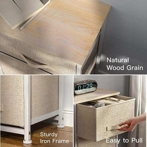 Myfurnideal Storage Tower with 7 Drawers Fabric Dresser Drawer with Steel Frame for Closet, Hallway, Entryway, Nursery Room - Walmart.com