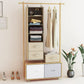 6-Shelf Hanging Closet Organizer with 3 Removable Drawers & Side Pockets Hanging Shelf Organizer for Closet, 11.4''W x 12''D x 43.3''H - Walmart.com
