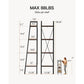 Myfurnideal 4-Tier Ladder Shelf Industrial Storage Bookshelf Standing Bookcase for Living Room, Bedroom, Kitchen, Bathroom, Balcony - Walmart.com