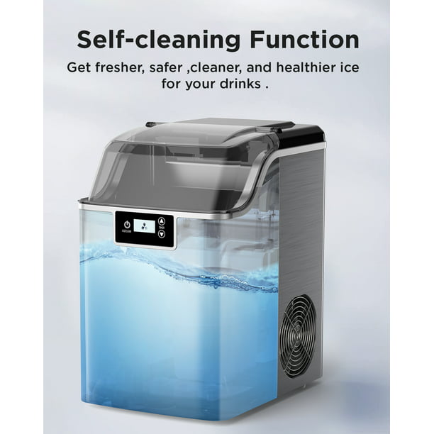Nugget Ice Maker, 44lbs/24h, 100pcs/10min, Automatic Timer & Self-Cleaning for Home, Kitchen, Office, Bar, Party - Walmart.com