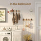 Myfurnideal 2 Packs Coat Rack Wall Mount Hooks Coat Hat Hanger for Wall Organized and Storage in Living Room, Bedroom, Light Brown - Walmart.com