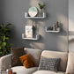 Myfurnideal 3 Sets Floating Shelves Wall Mounted U Shelf Storage Shelves for Bathroom, Bedroom, Living Room, Kitchen - Walmart.com