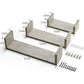 Myfurnideal 3 Sets Floating Shelves Wall Mounted U Shelf Grey Storage Shelves for Bathroom, Bedroom, Living Room, Kitchen - Walmart.com