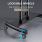 Mobile TV Cart with Height Adjustable AV Shelf Rolling Floor TV Stand for 55-90 Inch Flat TV, Holds up to 200Lbs, Max 800x500mm - Walmart.com